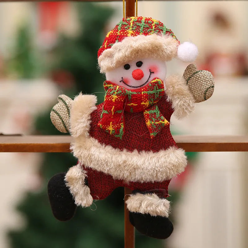 Christmas Santa Claus Snowman Party Hanging Ornaments