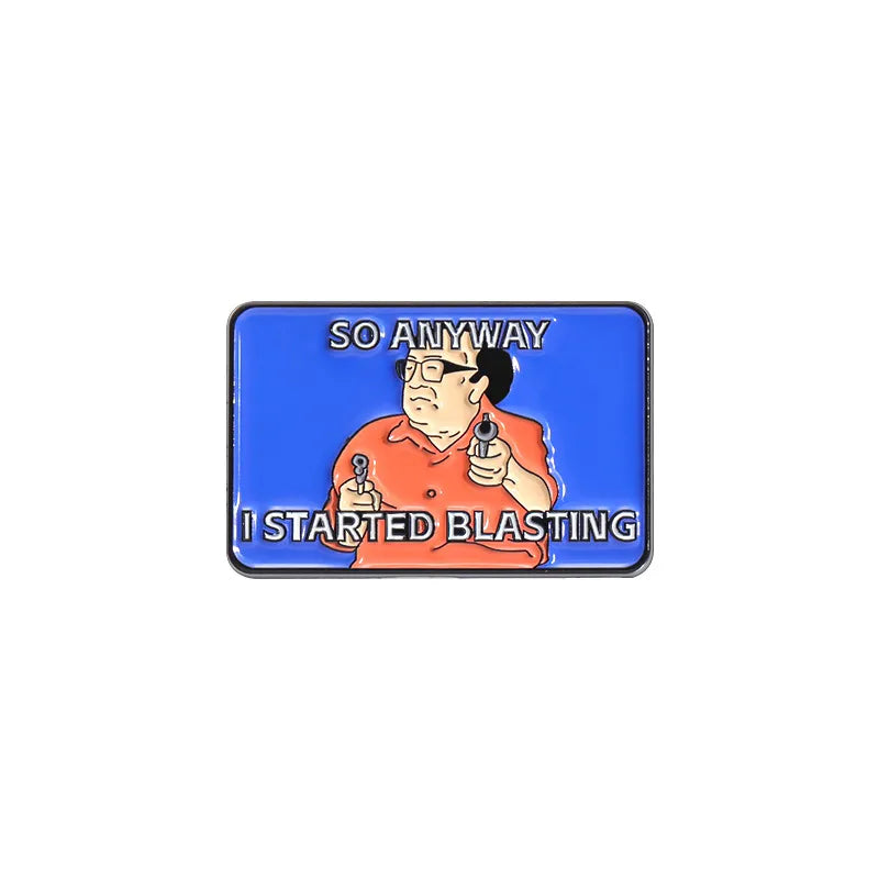 Casual Simple Style Streetwear Pin Cartoon Character Alloy Plating Unisex Brooches