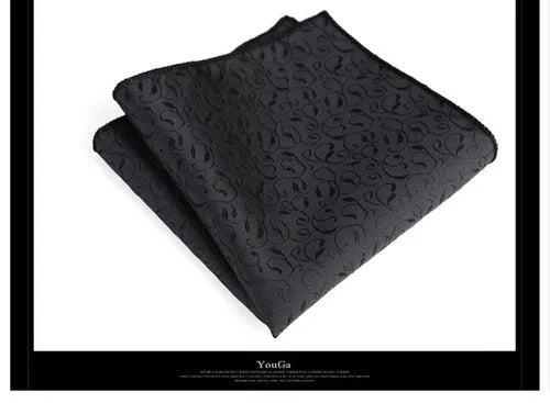 formal paisley polyester unisex pocket square 1 piece