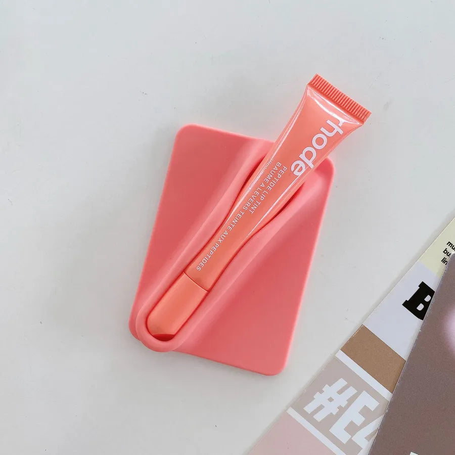 Simple Style Solid Color Silica Gel Phone Cases Phone Ring Grips