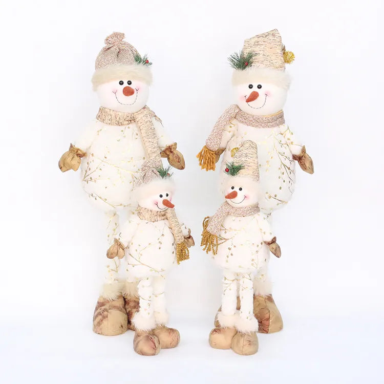 Christmas Cute Snowman PP Cloth Party Ornaments