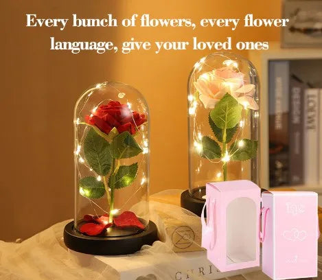 Christmas Valentine'S Day Sweet Pastoral Rose Plastic Indoor Home