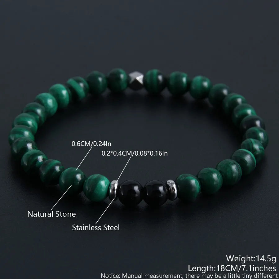 Classic Style Round natural stone Bracelets In Bulk