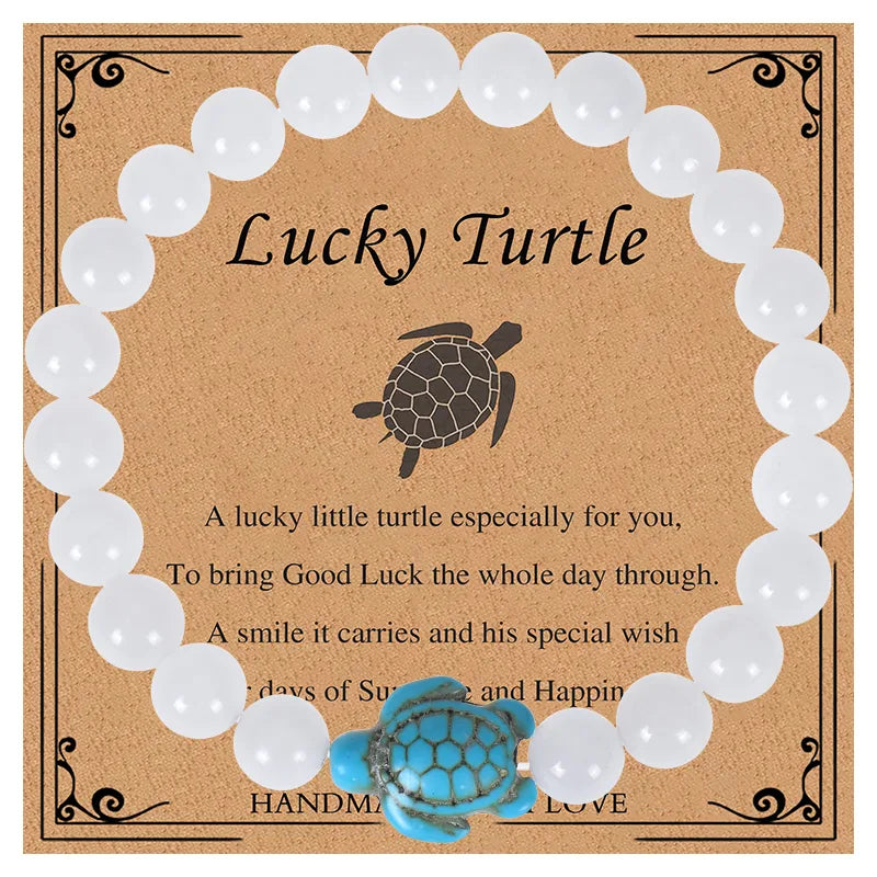 Casual Cute Tropical Tortoise natural stone Bracelets In Bulk