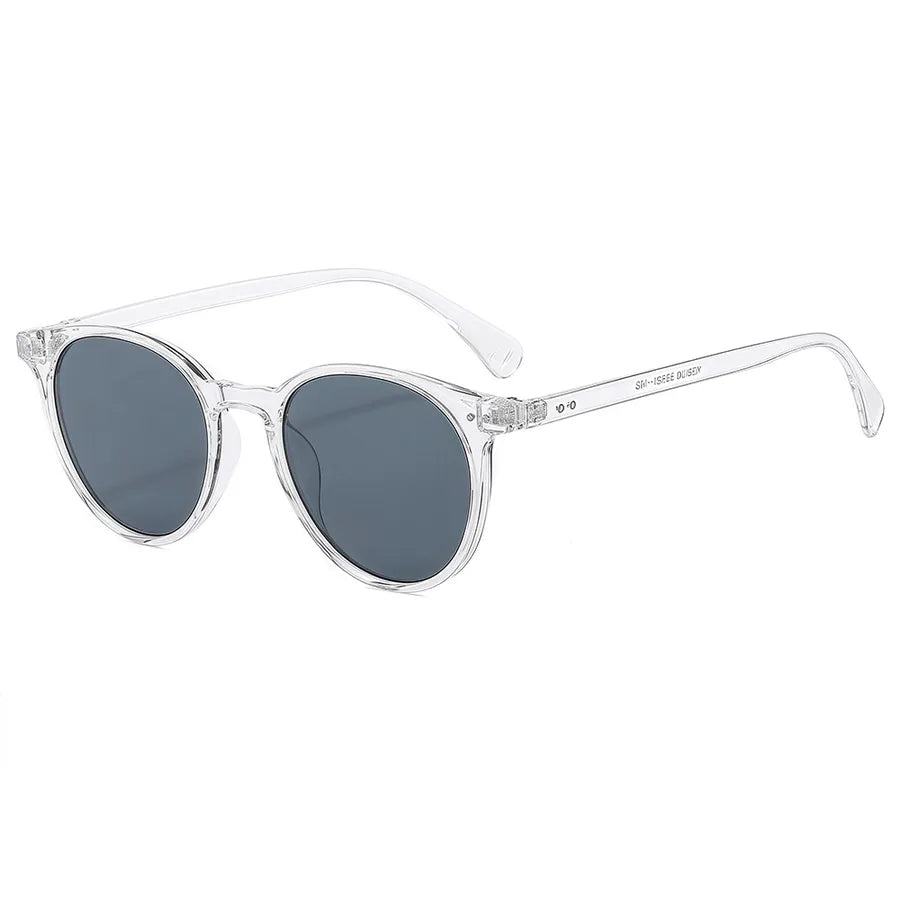 Simple Style Color Block Pc Round Frame Full Frame Women's Sunglasses