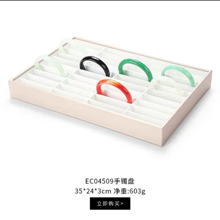 1 Piece PU Casual Simple Style Color Block Solid Color Jewelry Display Jewelry Rack