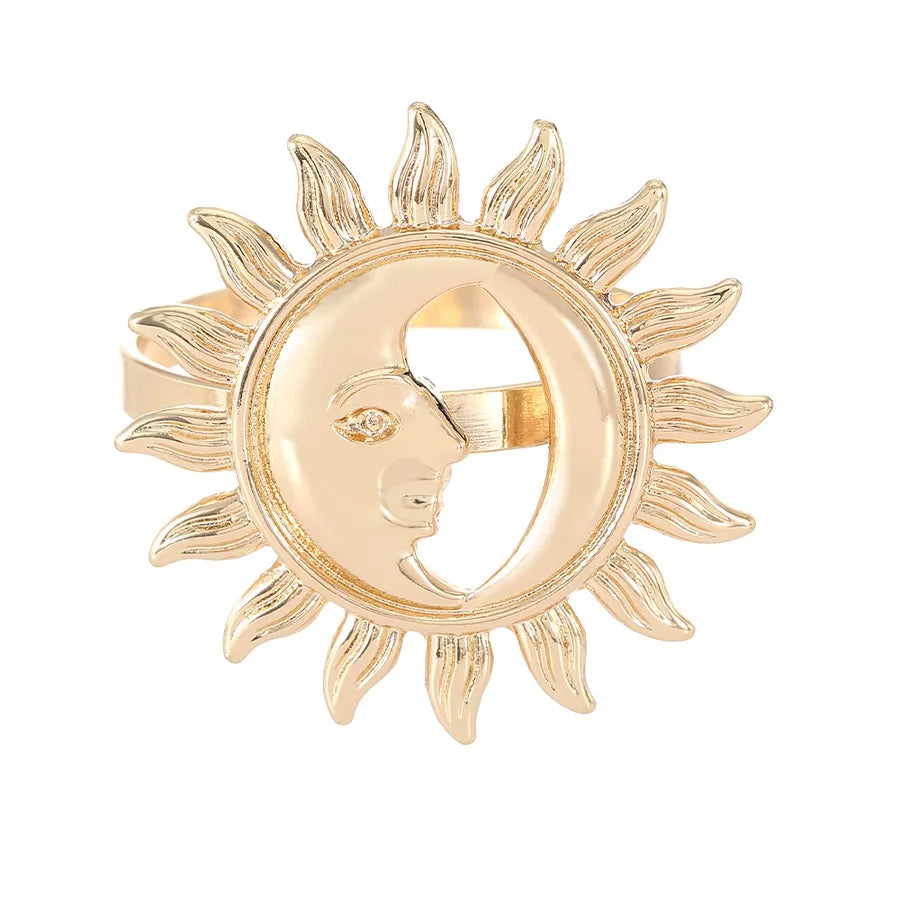 Casual Elegant Sun Moon Alloy Napkin ring 1 Piece