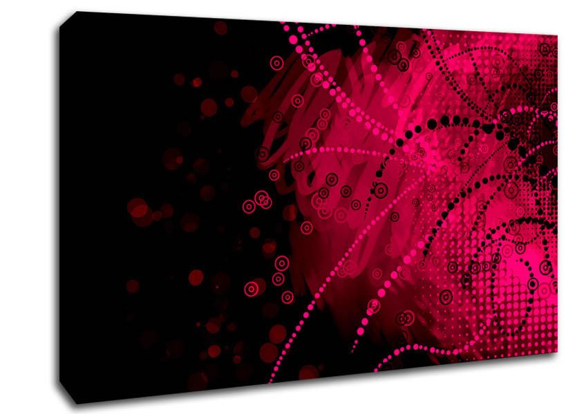 Pink Dark Canvas Wall Art - Zestio