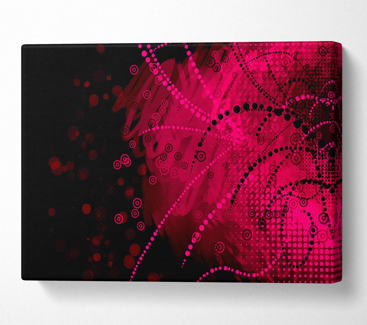Pink Dark Canvas Wall Art - Zestio
