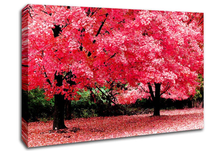 Pink Tree Heaven Canvas Wall Art - Zestio