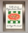 Pizza Lover Club Framed Wall Art - Zestio