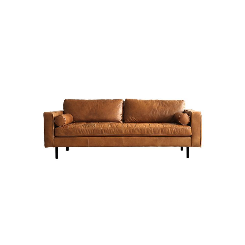Porto Three Seater Sofa, Real Leather