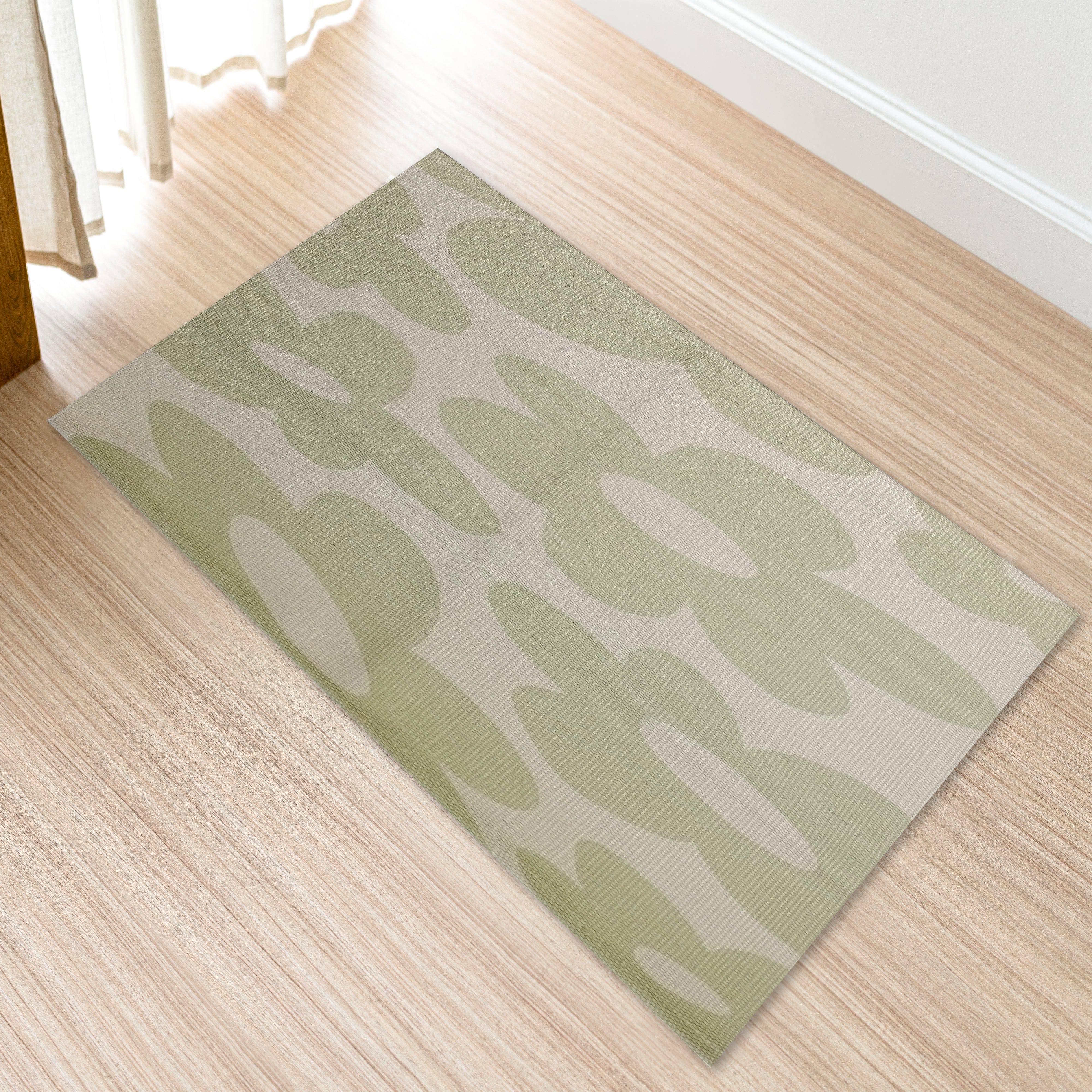 OLIVIA ROCCO Printed Rug Jardin Design Modern Non Slip Soft Durable Floor Rug For Living Room Bedroom Office Jardin Colour