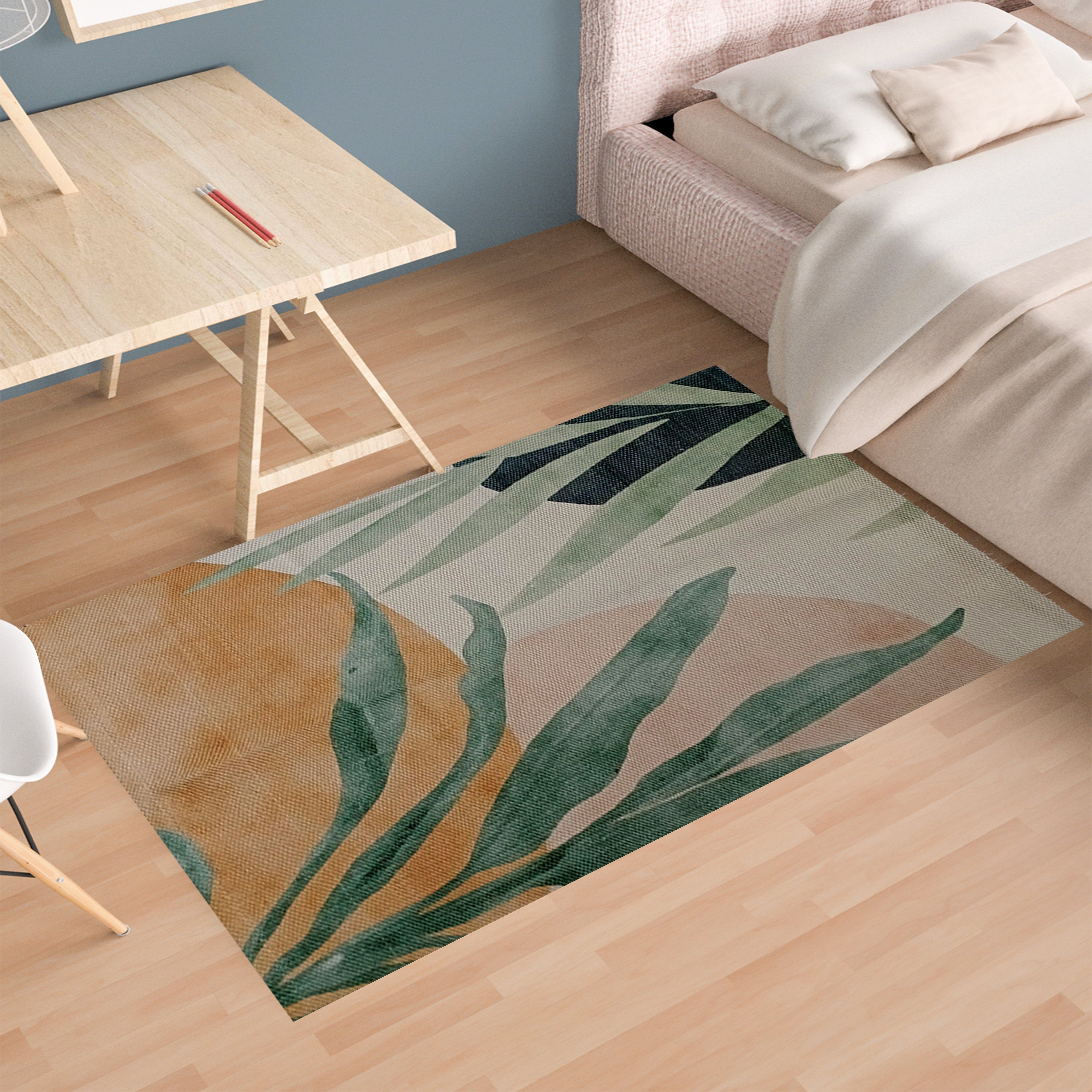 OLIVIA ROCCO Printed Rug Sabine Design Modern Non Slip Soft Durable Floor Rug for Living Room Bedroom Office Sabine Color