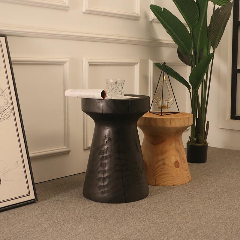 R35 Side Table, Solid Wood, Oak
