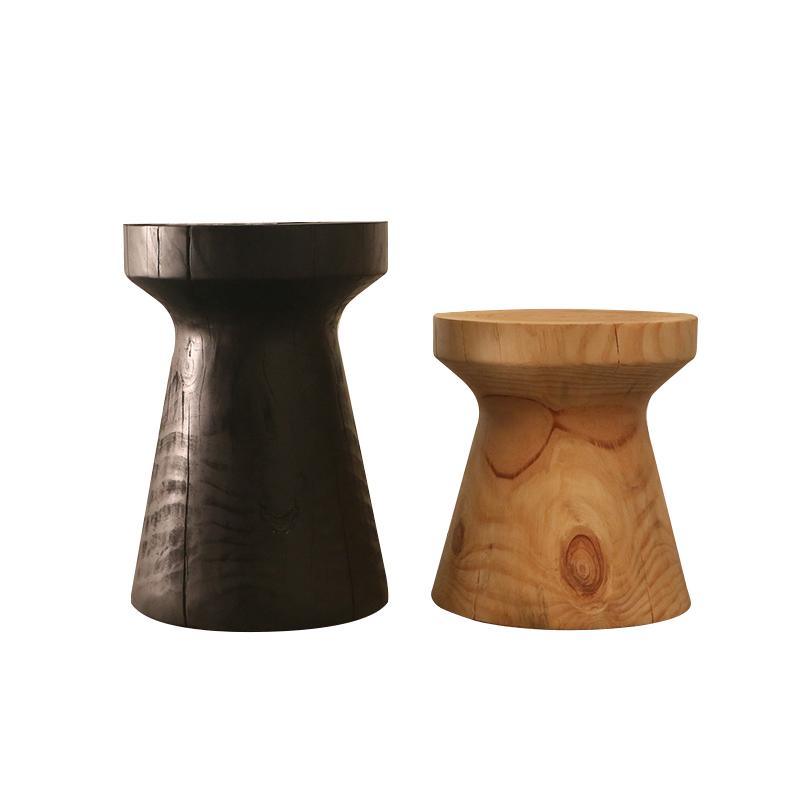 R35 Side Table, Solid Wood, Oak