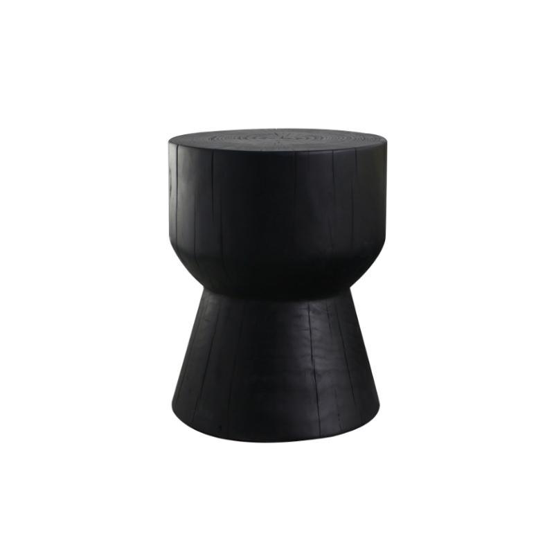 R86 Side Table, Black Oak