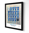 Rangers Champions A3 Framed Print – Iconic Shirt Wall Art