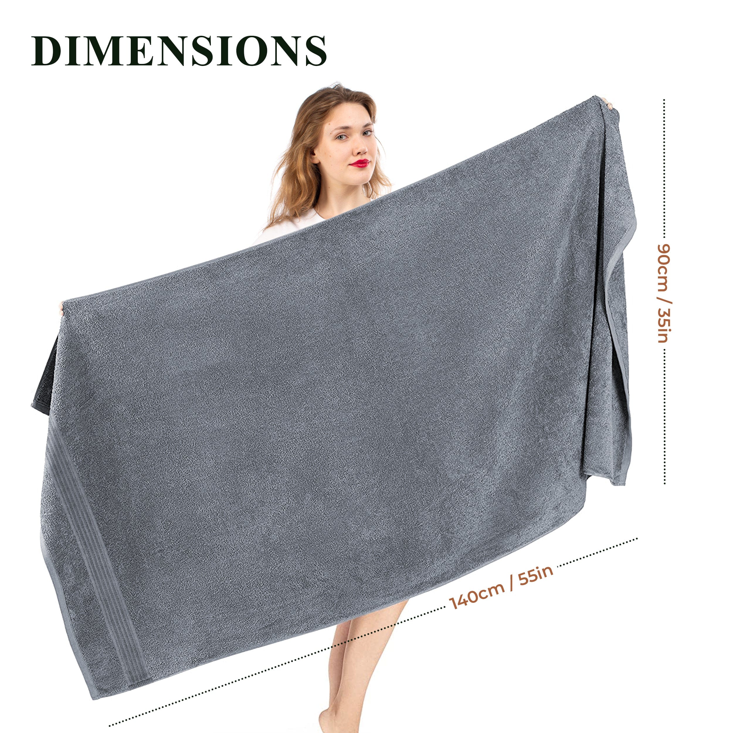 OLIVIA ROCCO Rhodes Towel Silver 100 Percent Cotton Hotel Quality Soft And Ultra Absorbent Hand Bath Towels Sheets And Face Cloths Set