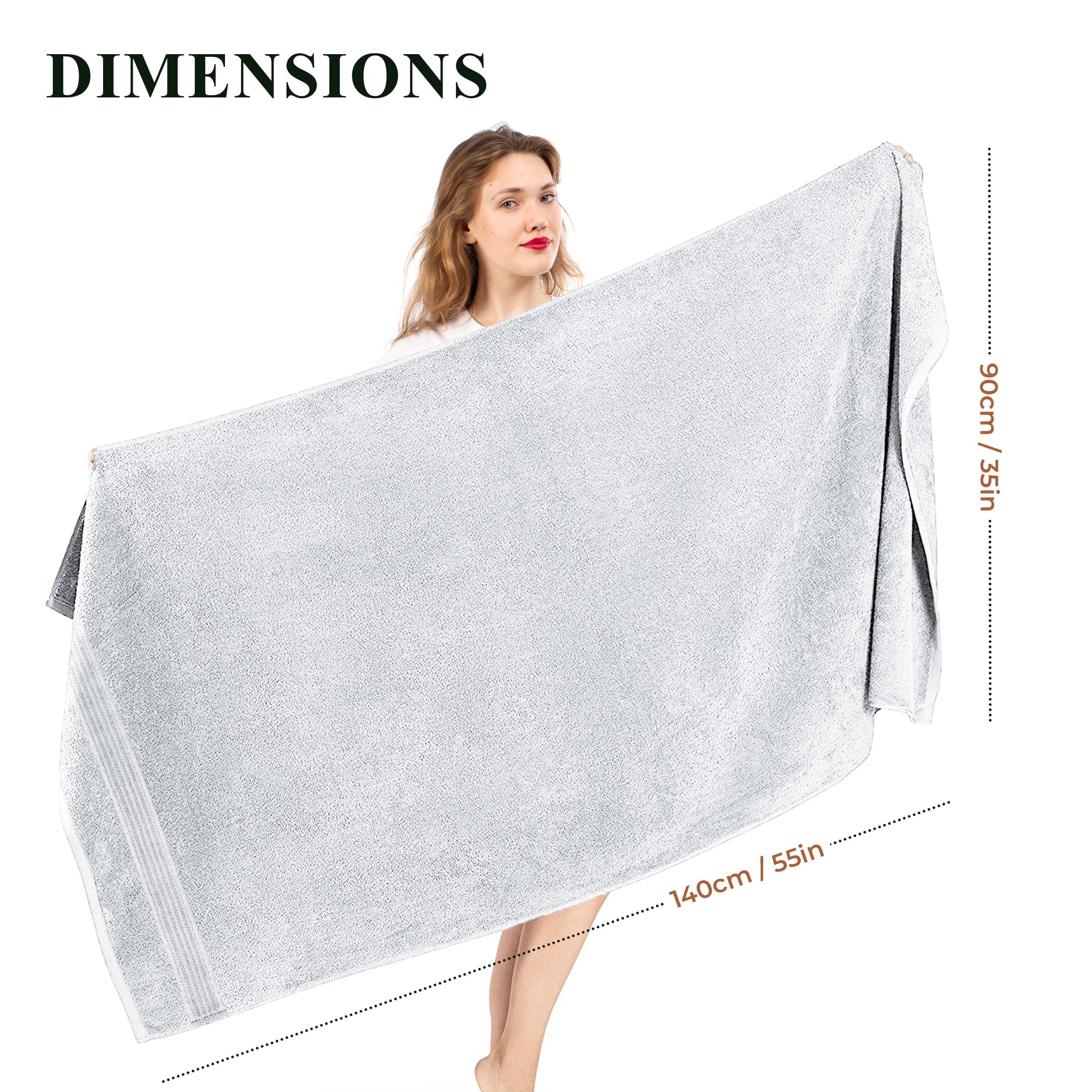 OLIVIA ROCCO Rhodes Towel White 100% Cotton Hotel Quality Soft Super Absorbent Hand Bath Towels Sheets And Face Cloths Set