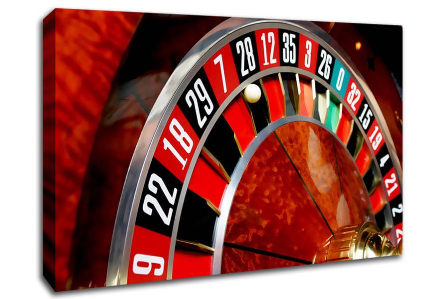 Roulette Canvas Wall Art - Zestio
