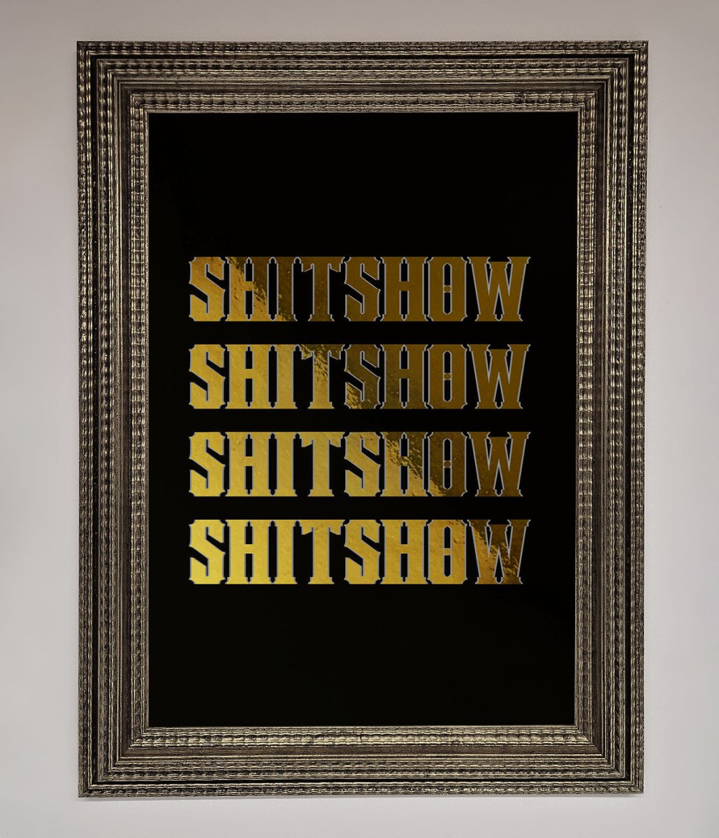 Rude Quote Foil Print - Zestio