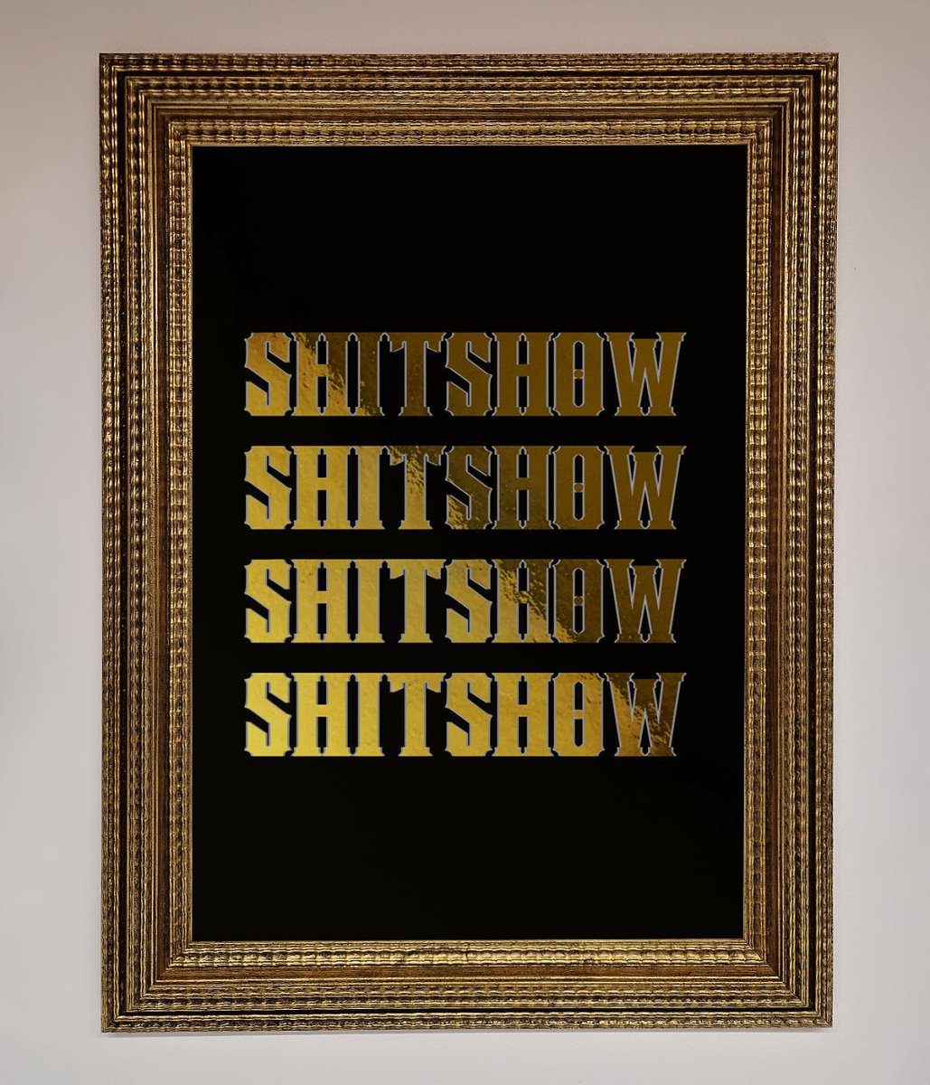 Rude Quote Foil Print - Zestio