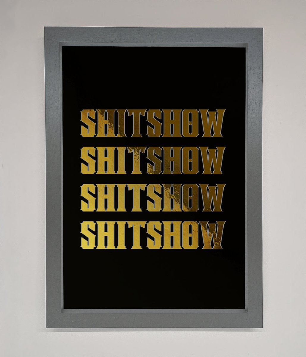 Rude Quote Foil Print - Zestio