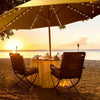 Solar Powed LED Parasol String Lights