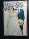 Mr and Mrs congratulations couple wedding card