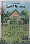 HUSBAND BIRTHDAY CARD GARDEN 7”x5”