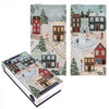 Tom Smith Luxury Christmas Cards 20Pk Box 2 Festive Xmas Designs  VILLAGE FRONT