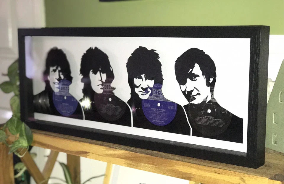 The Rolling Stones LP Vinyl Art Collection - Long Frame