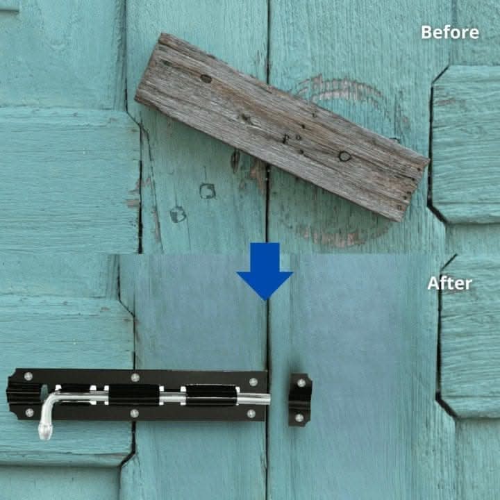 Jumbo Tower Bolt Lock 6"