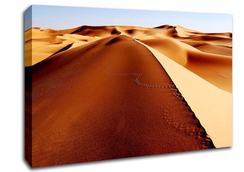 Sand Dune Patterns Canvas Wall Art - Zestio
