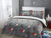 OLIVIA ROCCO Duvet Set Santa Christmas Presents Reversible Teddy Fleece Soft Warm With Faux Fur Bedding OEKO TEX Certified