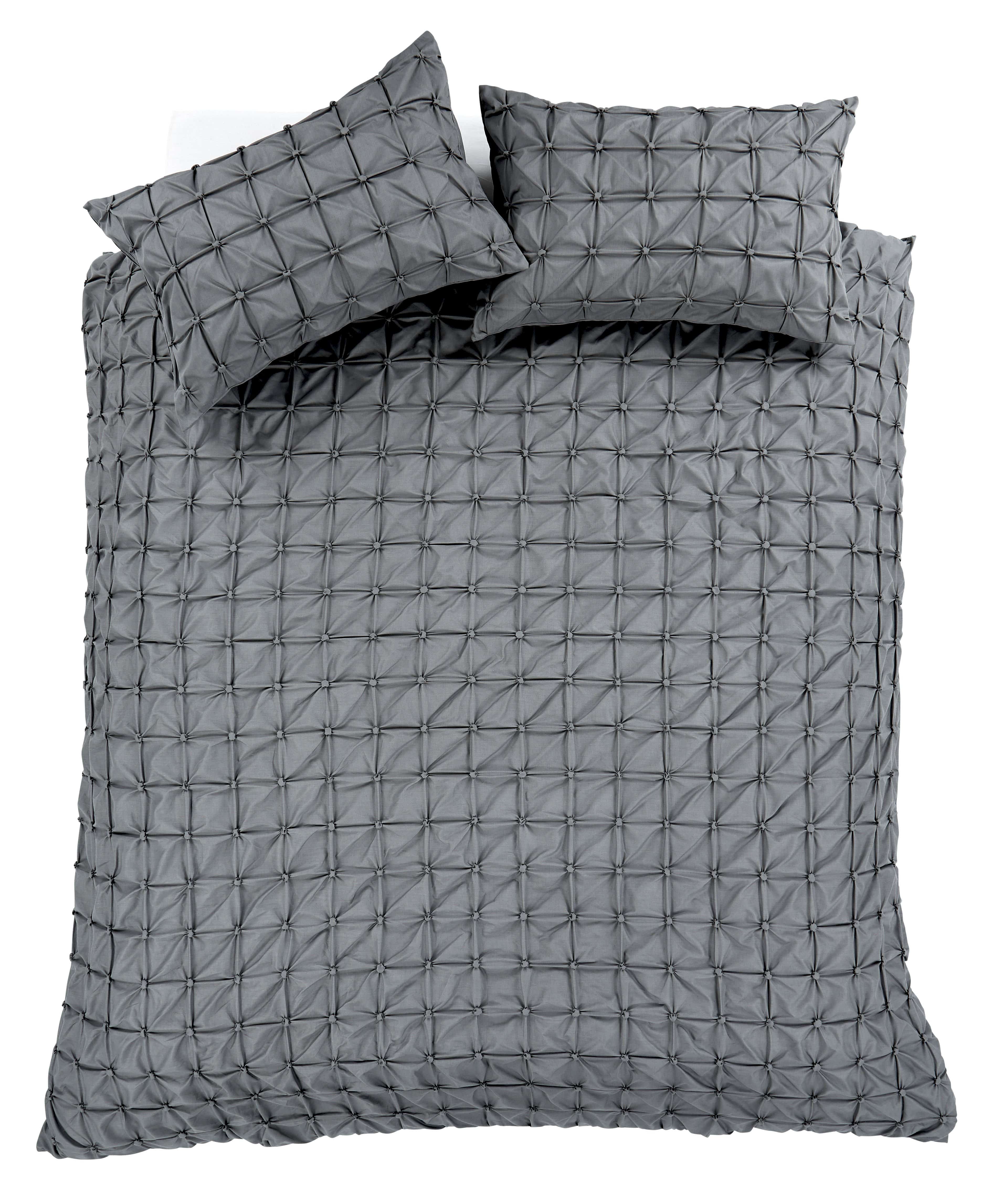 OLIVIA ROCCO Seville Duvet Set Cotton-Rich Luxury With Handmade Pintuck Detailing Super-Soft Bedding All Sizes Designed In England