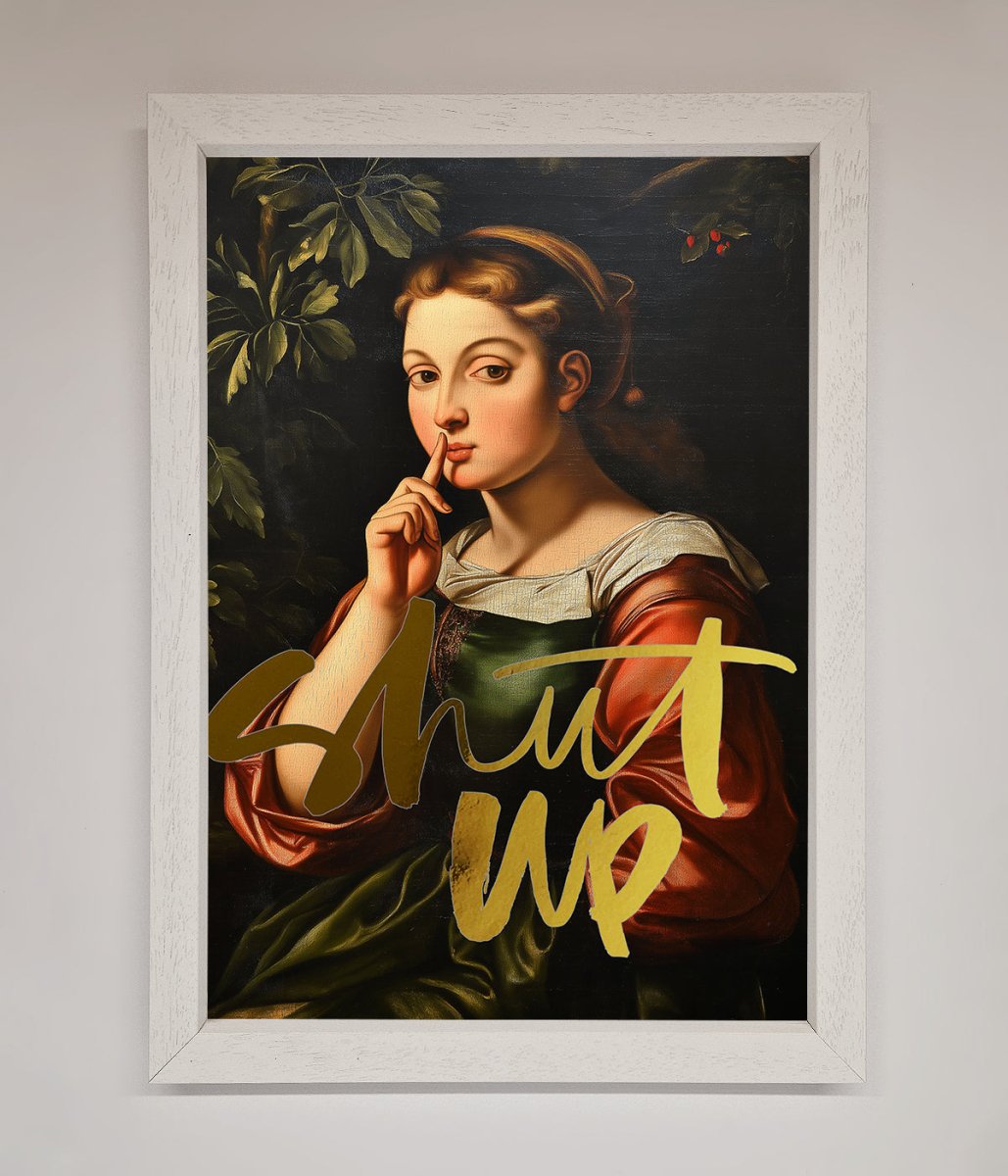 Shutup Foil Print - Zestio