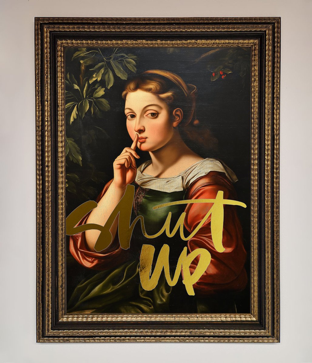 Shutup Foil Print - Zestio