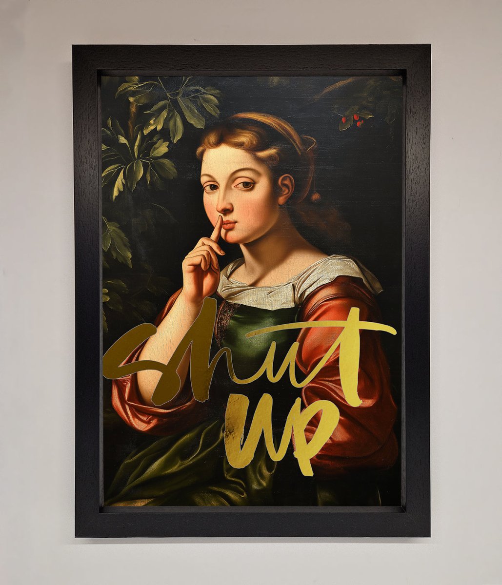 Shutup Foil Print - Zestio