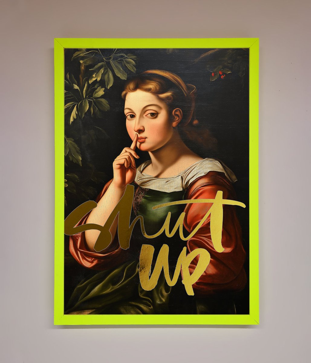 Shutup Foil Print - Zestio