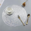 Round Placemats Set Heat Resistant Non Slip Waterproof Dining 4 Pack Hosoncovy