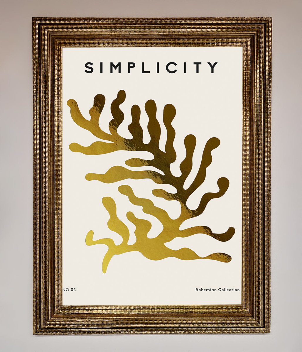 Simplicity Plant Foil Print - Zestio