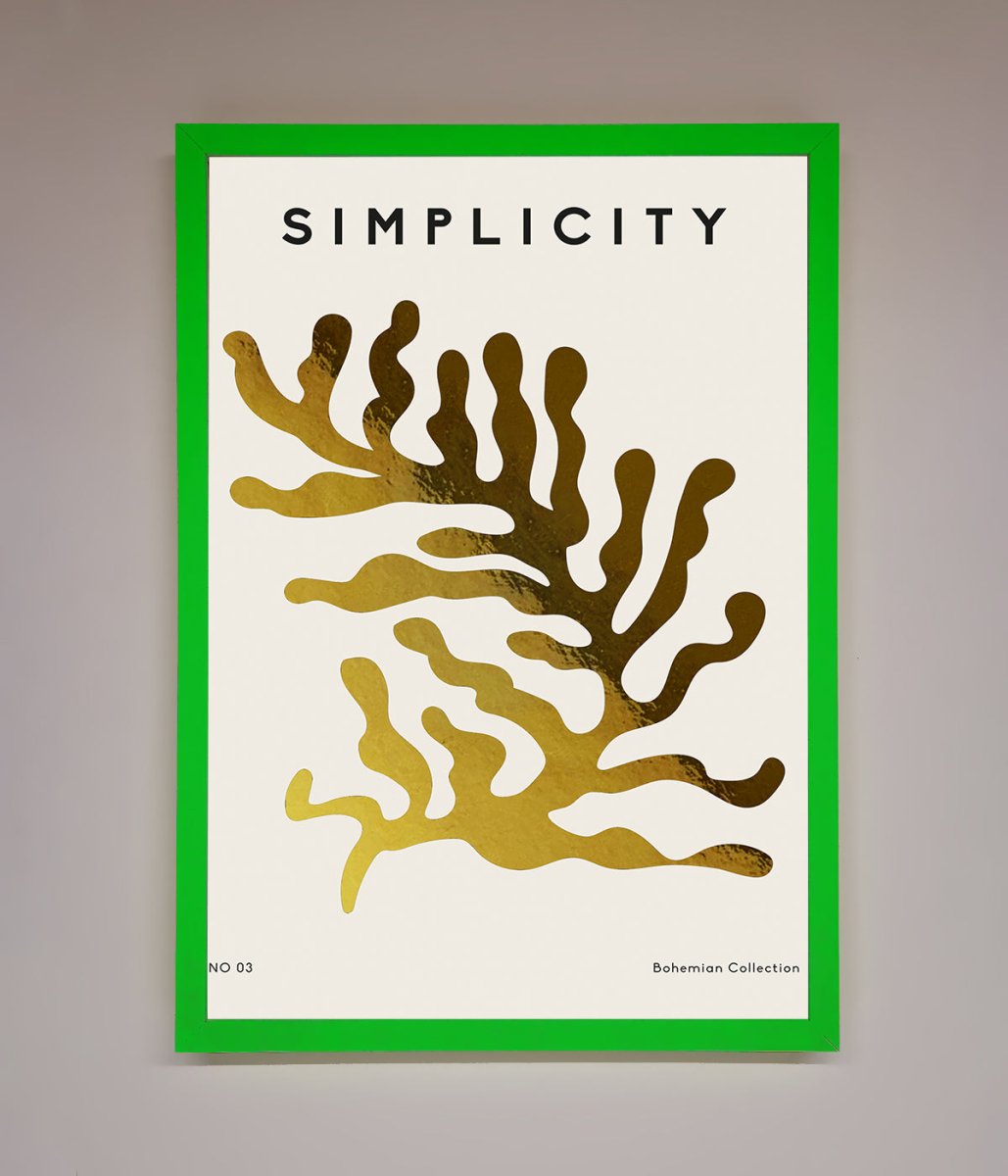 Simplicity Plant Foil Print - Zestio