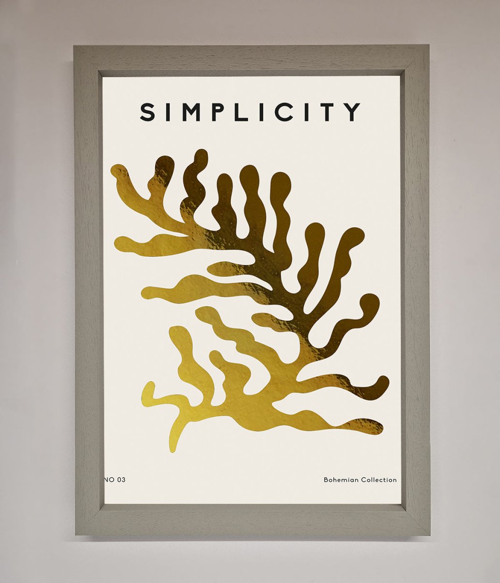 Simplicity Plant Foil Print - Zestio