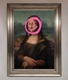 Smiley Mona Lisa Framed Print - Zestio