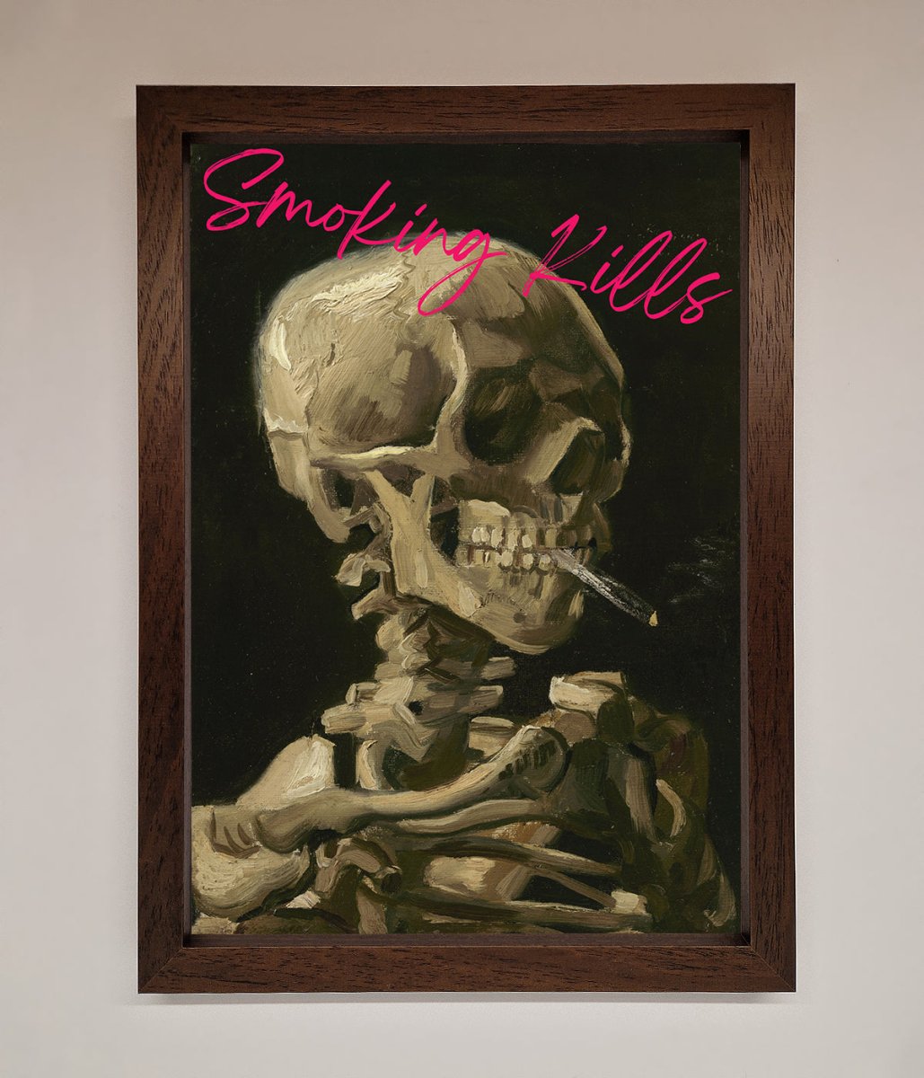 Smoking Kills Framed Wall Art - Zestio