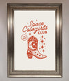 Space Cowgirls Club Framed Wall Art - Zestio