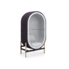 Space Egg Shape Two Seater Sofa, Single Seater