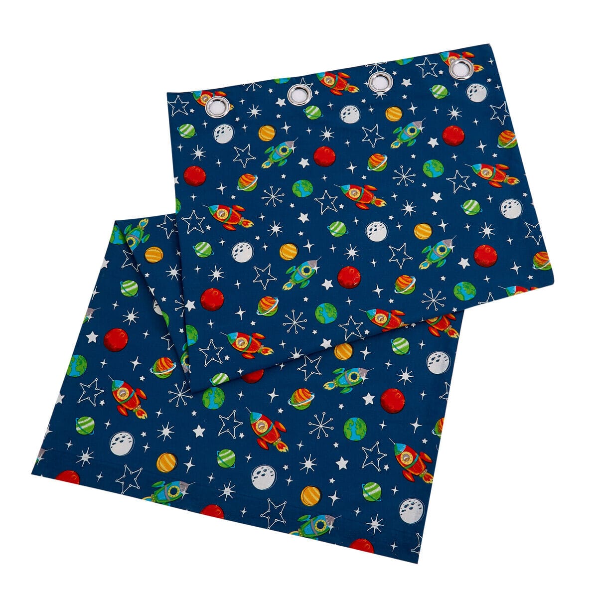 OLIVIA ROCCO Space Explorer Kids Duvet Cover Set With Pillowcase 100% Microfibre Space Themed Bedding For Boys And Girls Bedroom Decor